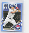 2021 Topps Update #US30 Brock Holt Father's Day Powder Blue #/50