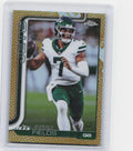 2025 Topps Chrome #237 Justin Fields Football Leather Gold #/50