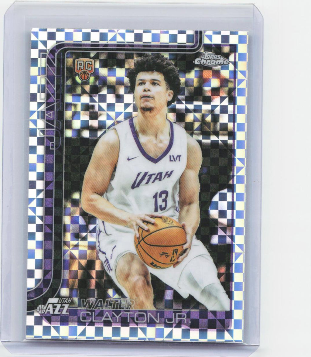 2025-26 Topps Chrome #268 Walter Clayton Jr. X-Fractor