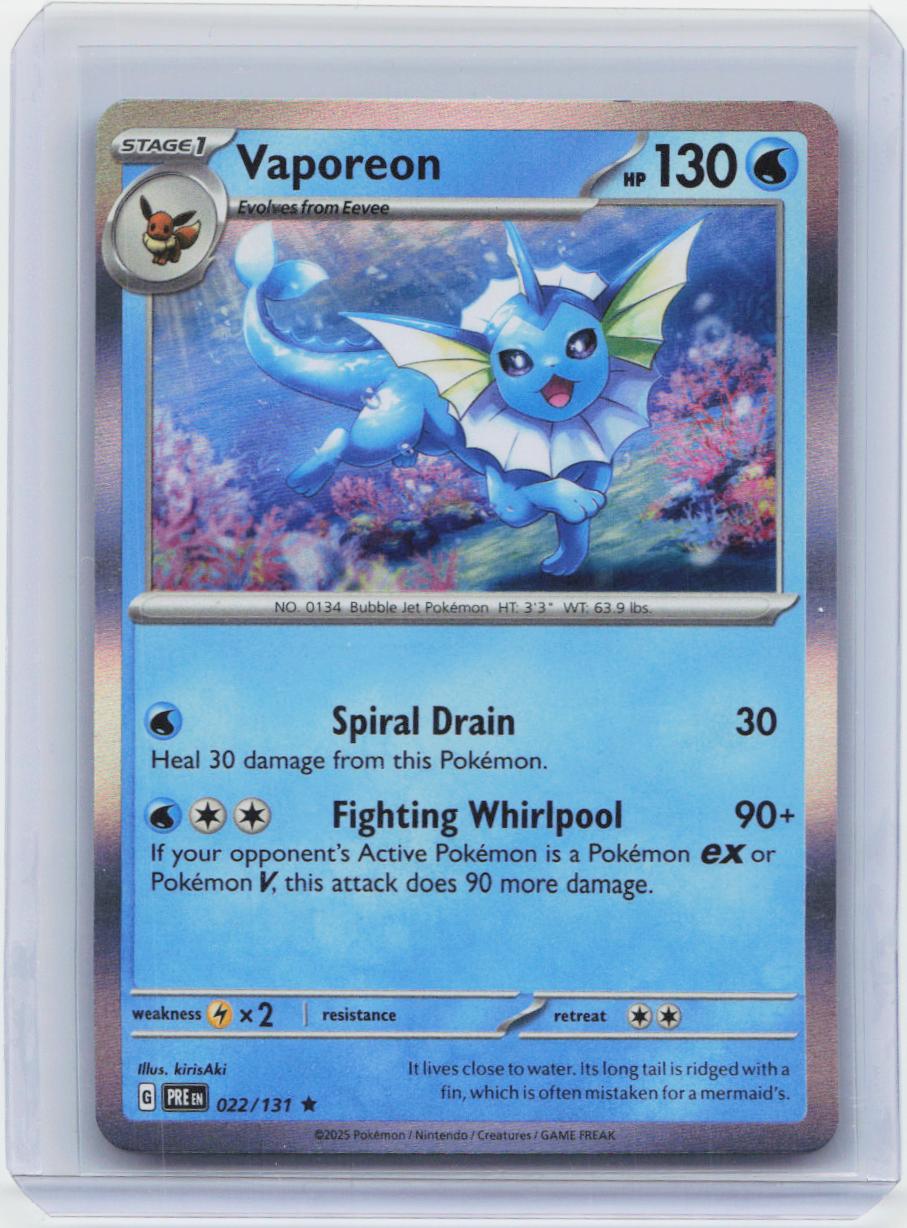 SV: Prismatic Evolutions #022/131 Vaporeon