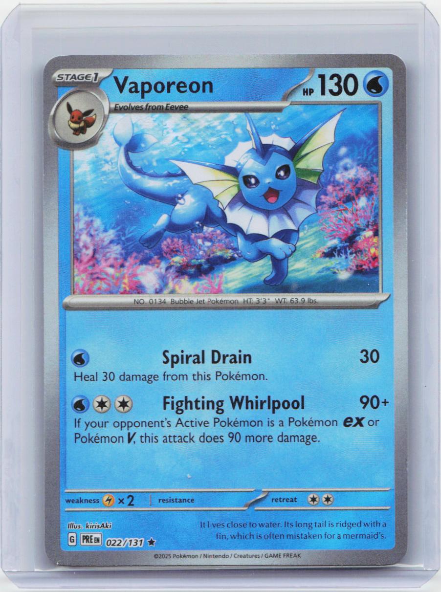 SV: Prismatic Evolutions #022/131 Vaporeon