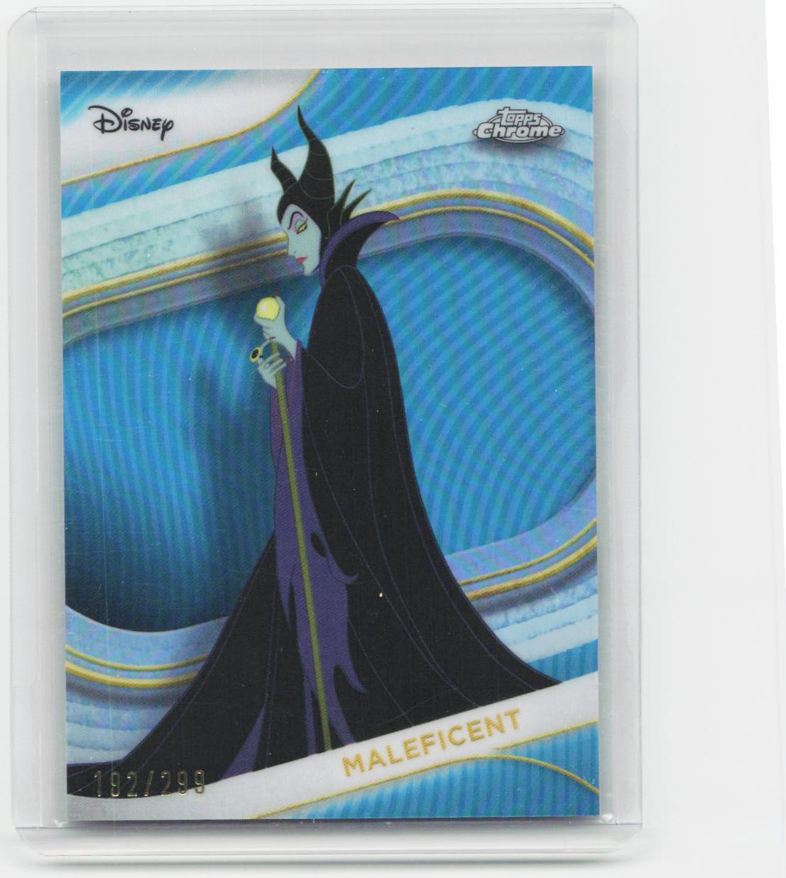 2025 Topps Chrome Disney #119 Maleficent Aqua