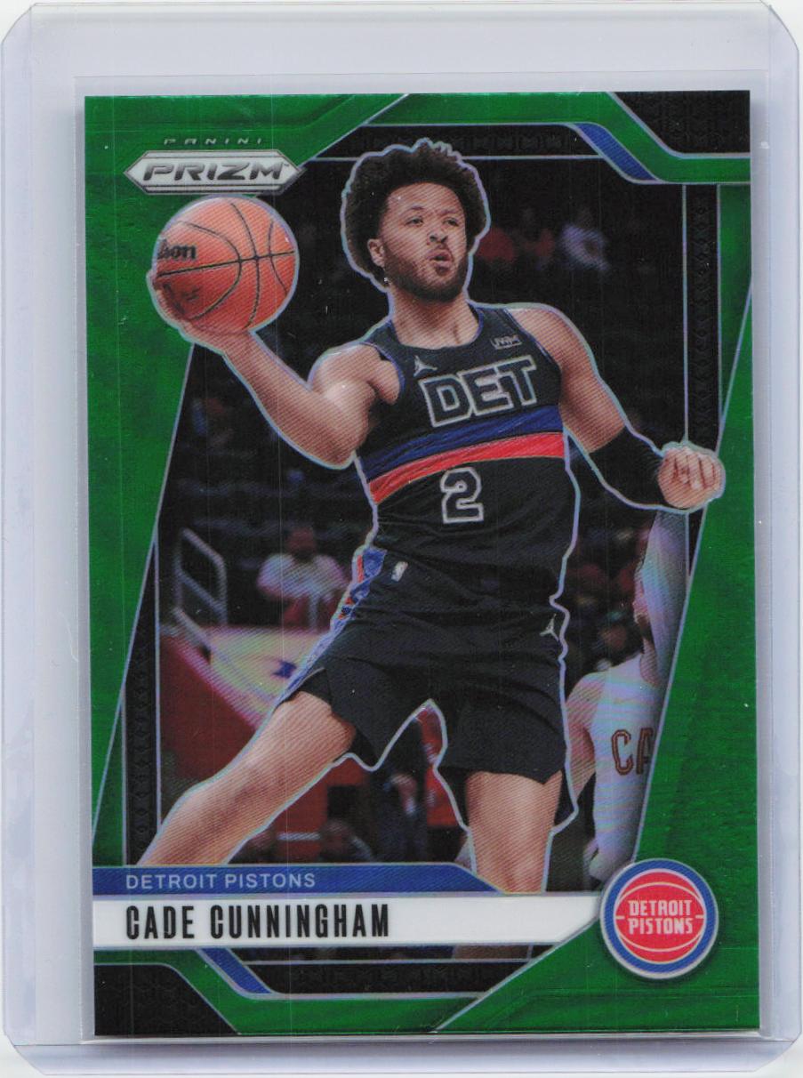 2024-25 Panini Prizm #41 Cade Cunningham Prizms Green