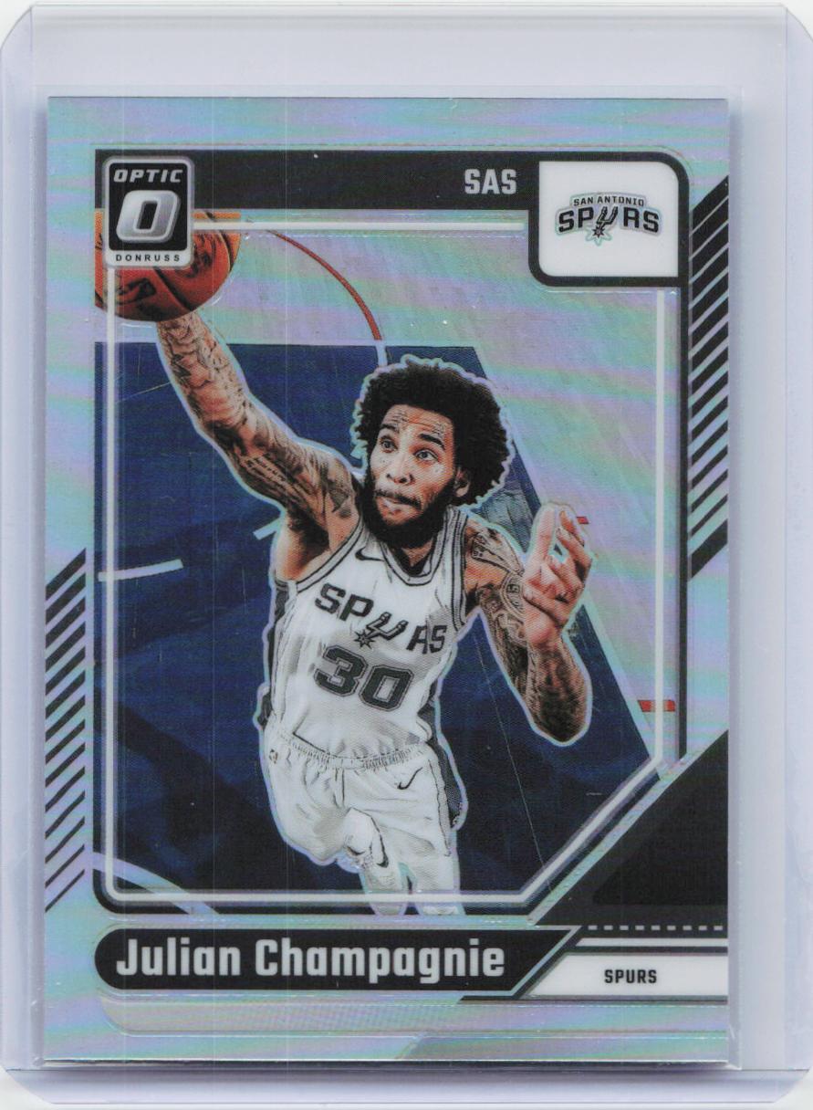 2024-25 Donruss Optic #32 Julian Champagnie Holo