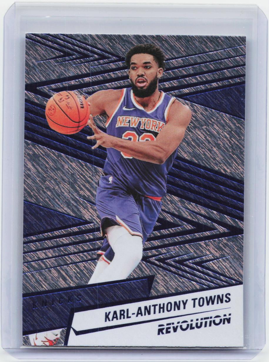2024-25 Panini Revolution #87 Karl-Anthony Towns Blue Storm