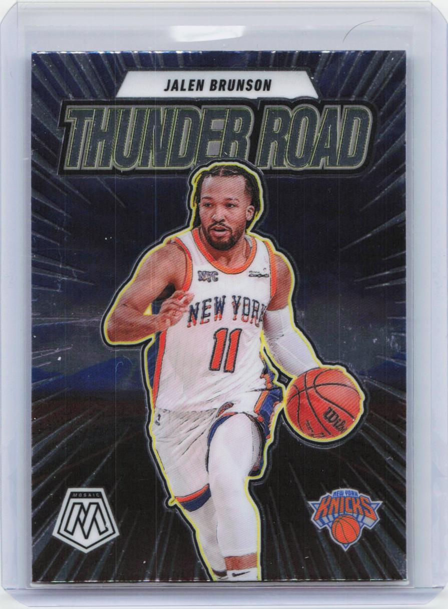 2024-25 Panini Mosaic #11 Jalen Brunson Thunder Road
