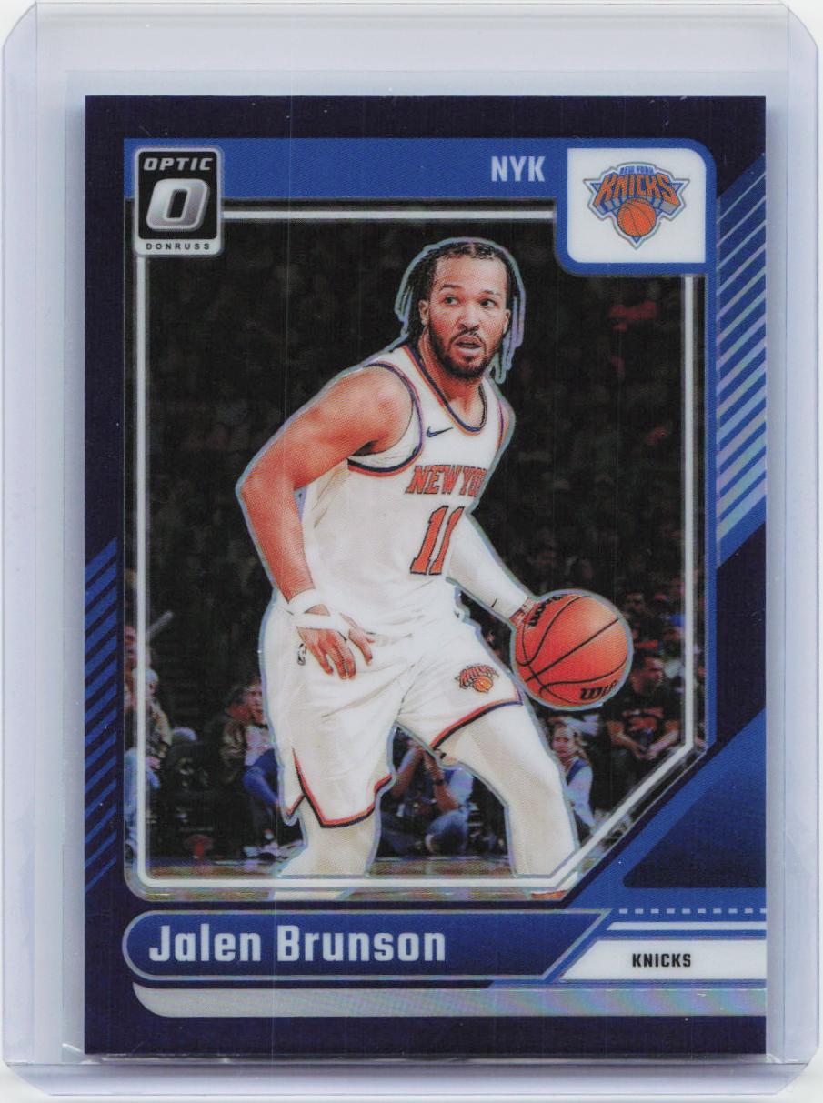 2024-25 Donruss Optic #78 Jalen Brunson Purple