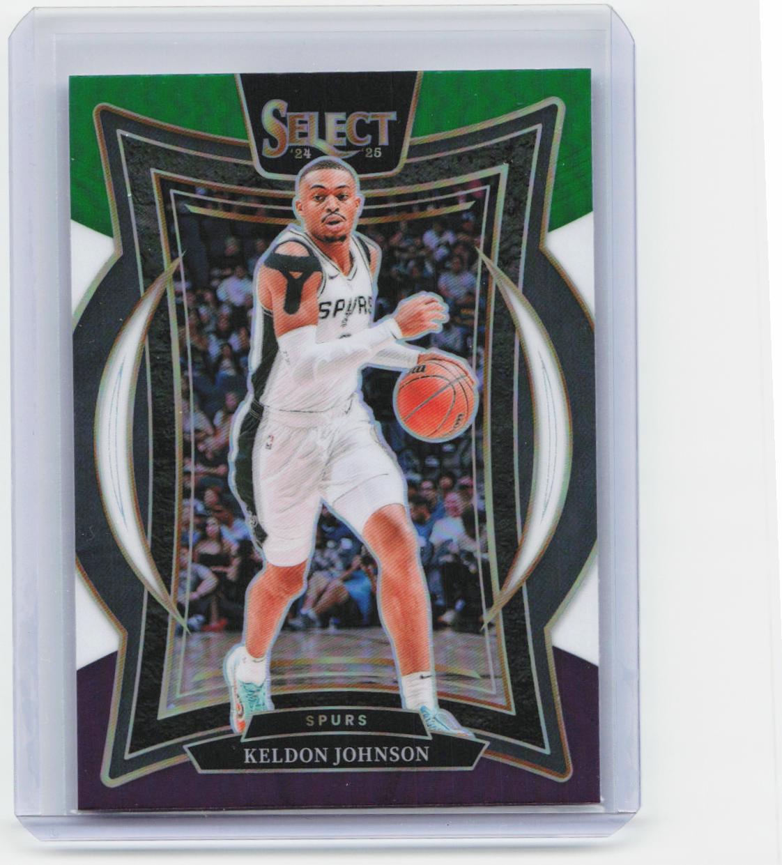 2024-25 Panini Select #58 Keldon Johnson Tri-Color Prizm