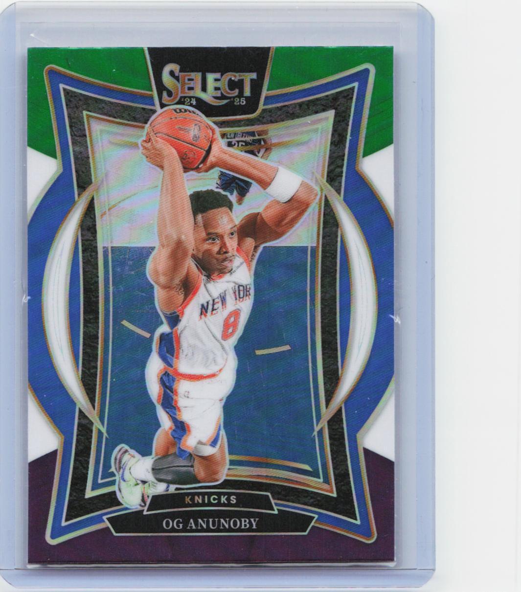2024-25 Panini Select #11 OG Anunoby Tri-Color Prizm