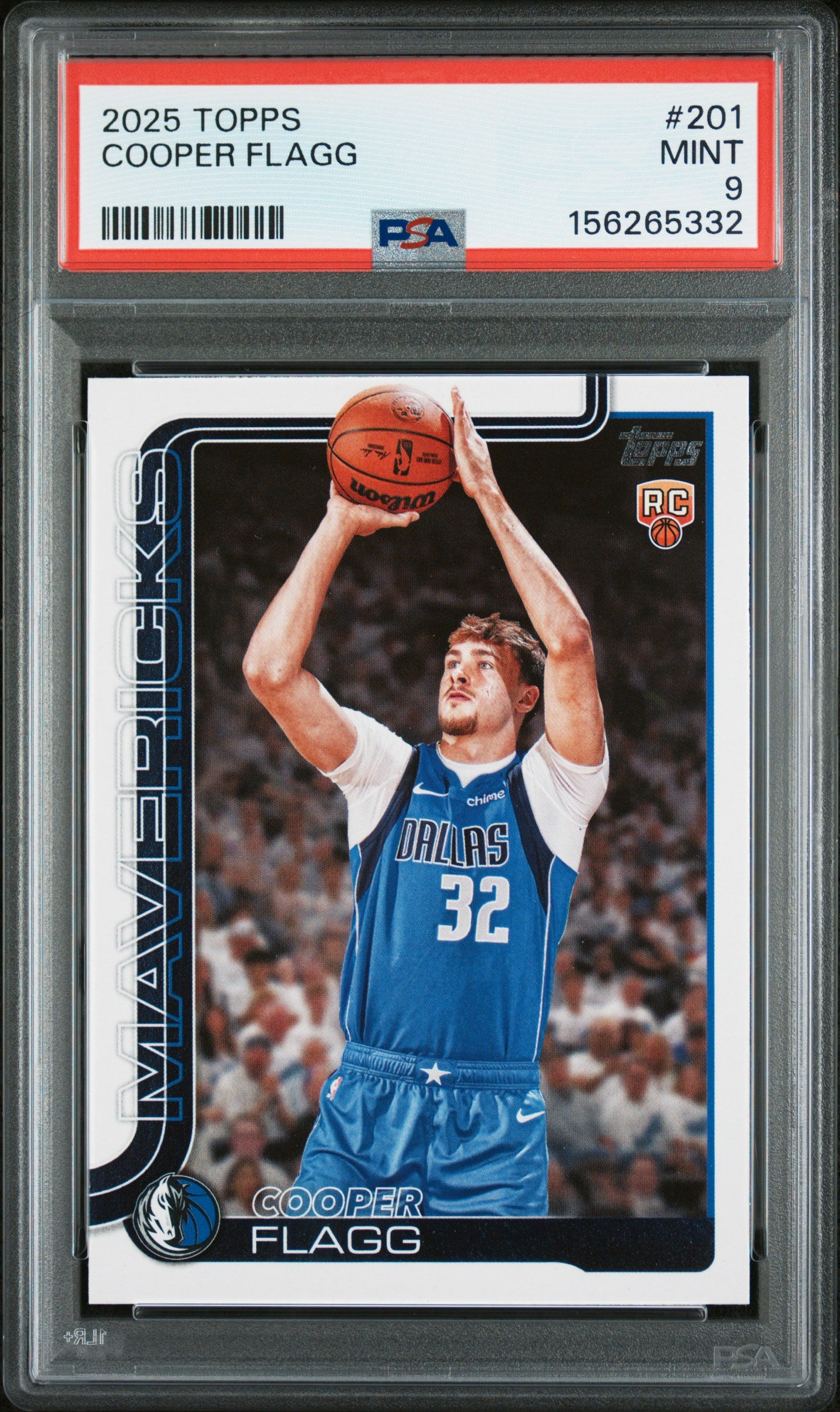 2025-26 Topps #201 Cooper Flagg PSA 9