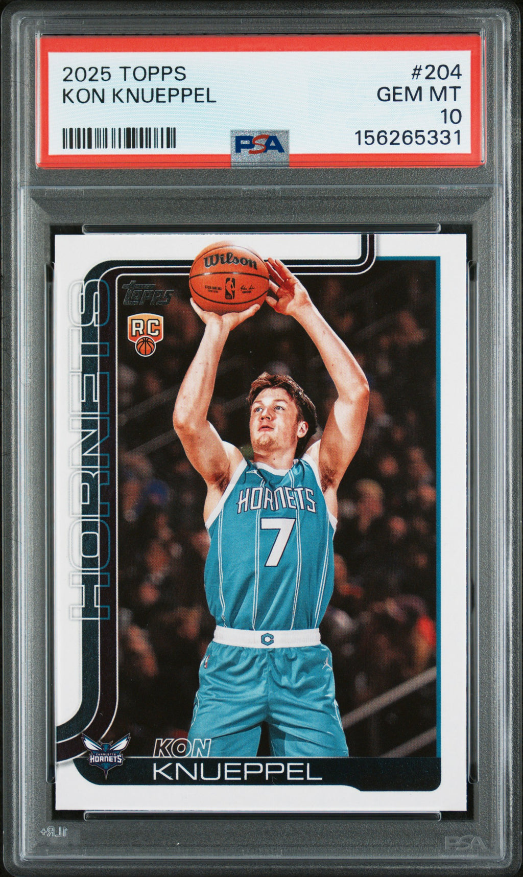 2025-26 Topps #204 Kon Knueppel PSA 10