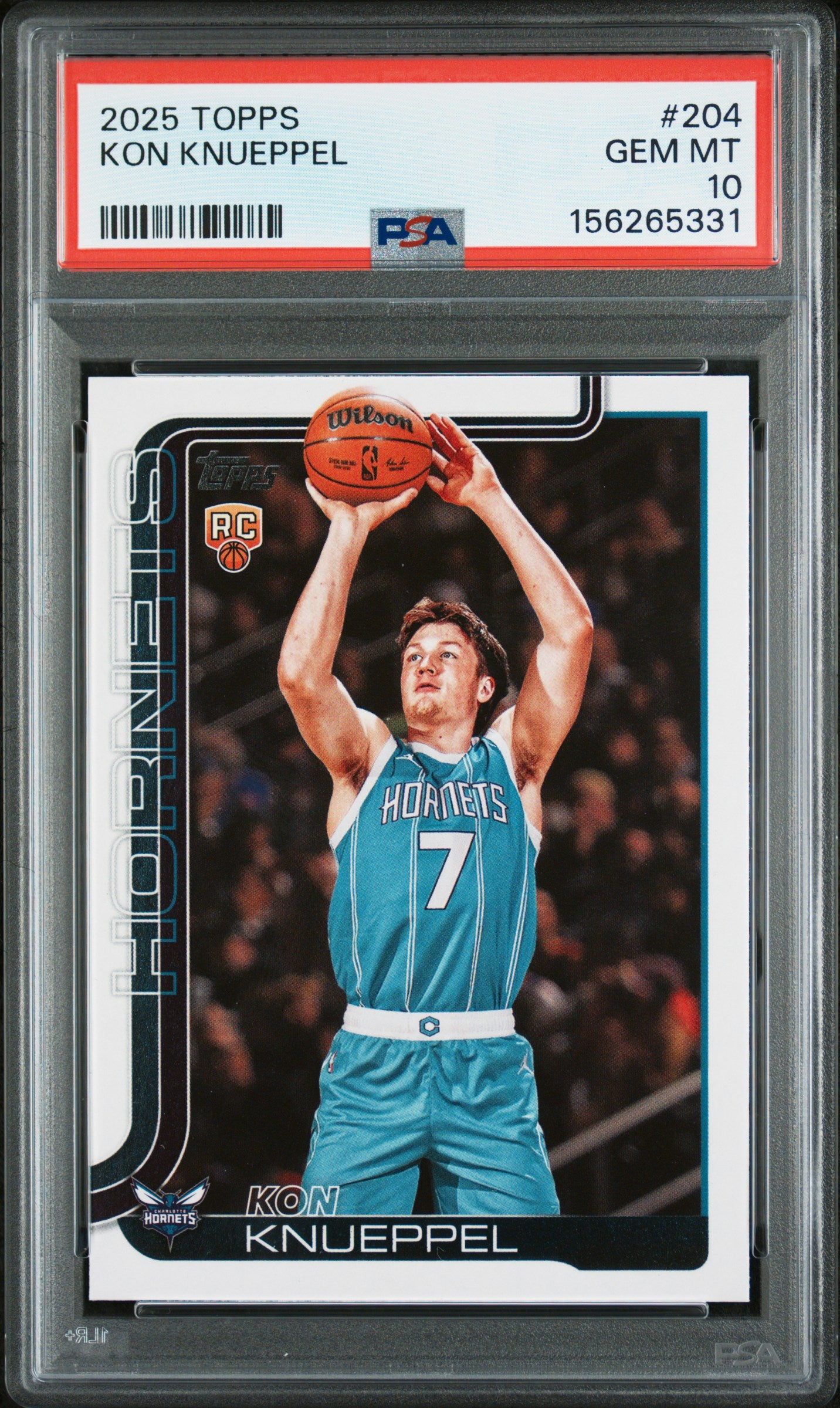 2025-26 Topps #204 Kon Knueppel PSA 10