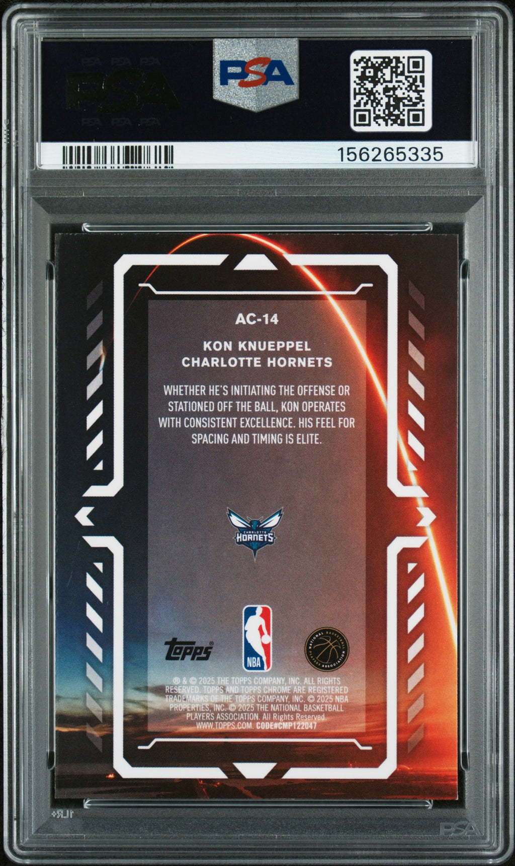 2025-26 Topps Chrome #AC-14 Kon Knueppel Activators PSA 9
