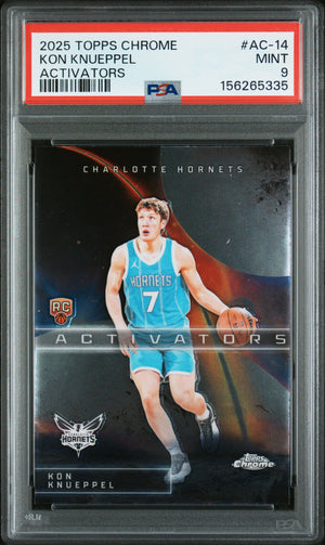 2025-26 Topps Chrome #AC-14 Kon Knueppel Activators PSA 9