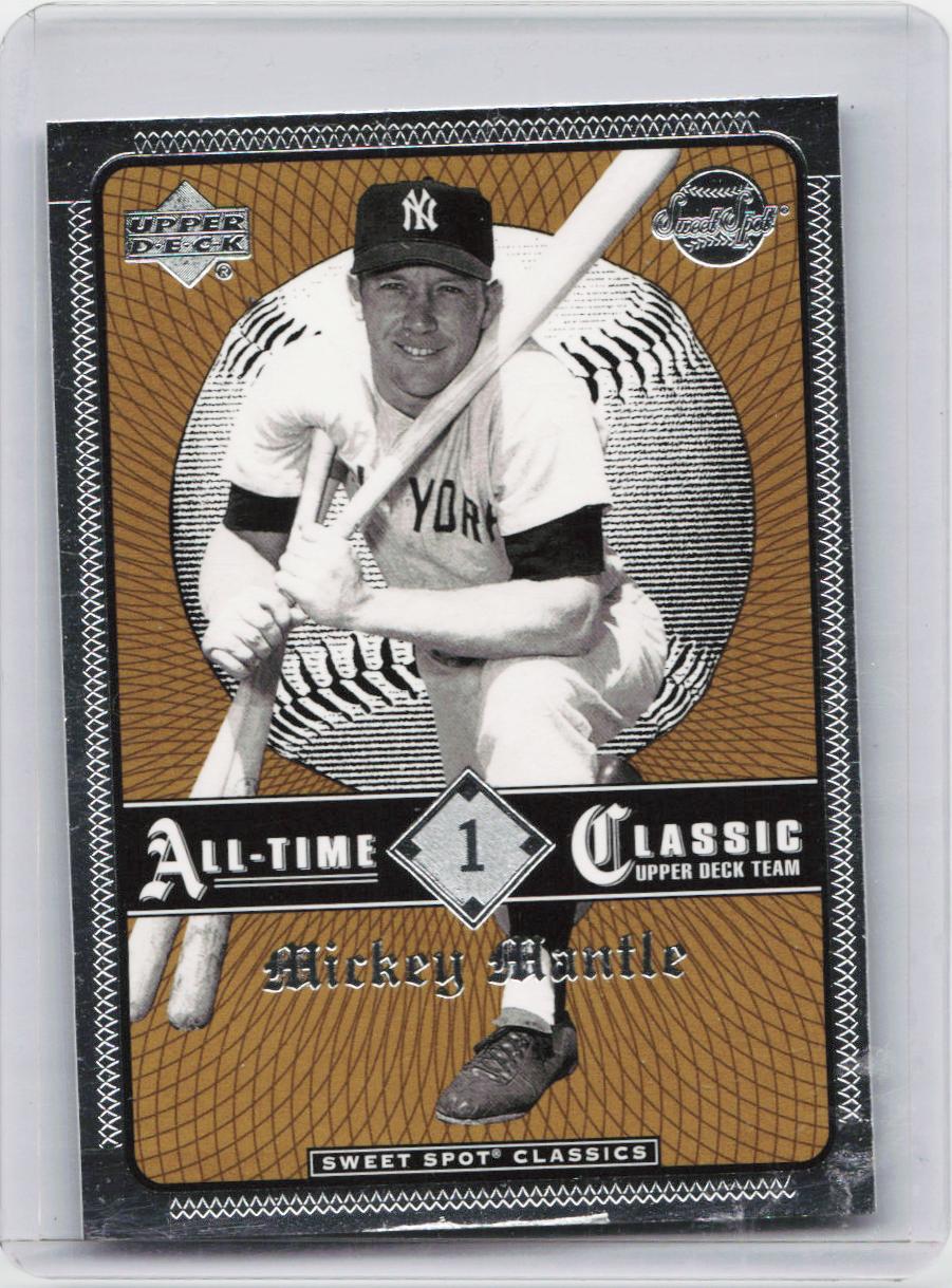 2002 Upper Deck Sweet Spot Classics #1 Mickey Mantle