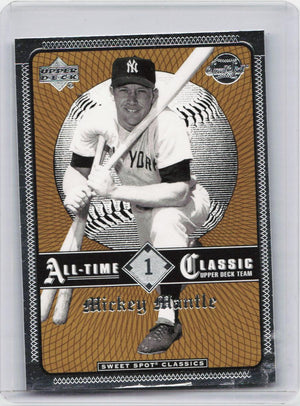 2002 Upper Deck Sweet Spot Classics #1 Mickey Mantle