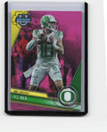 2023 Bowman University Chrome #159 Bo Nix Pink Refractor