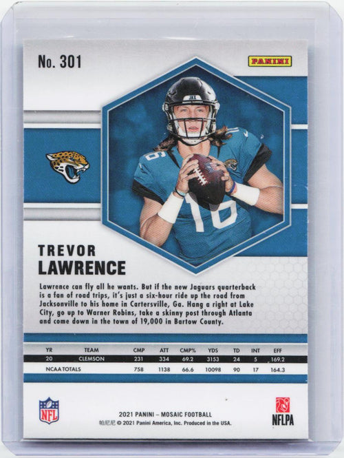 2021 Panini Mosaic #301 Trevor Lawrence