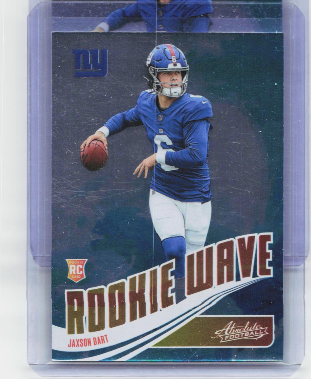 2025 Panini Absolute #RW-JDT Jaxson Dart Rookie Wave