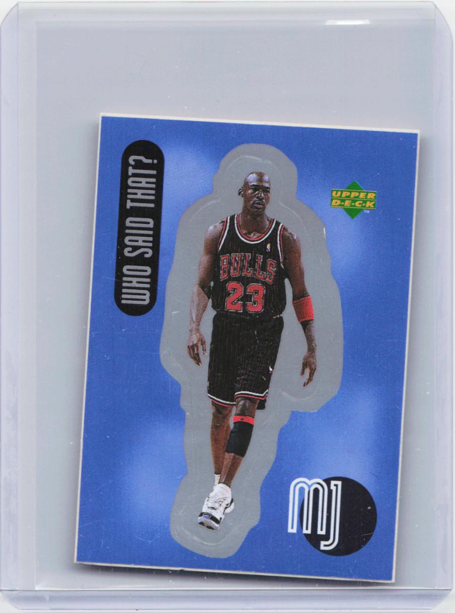 1998 Upper Deck Michael Jordan Stickers #SU32 Michael Jordan Stick 'Ums
