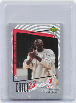 1997-98 Upper Deck NBA Stickers (European) #MJ162 Michael Jordan