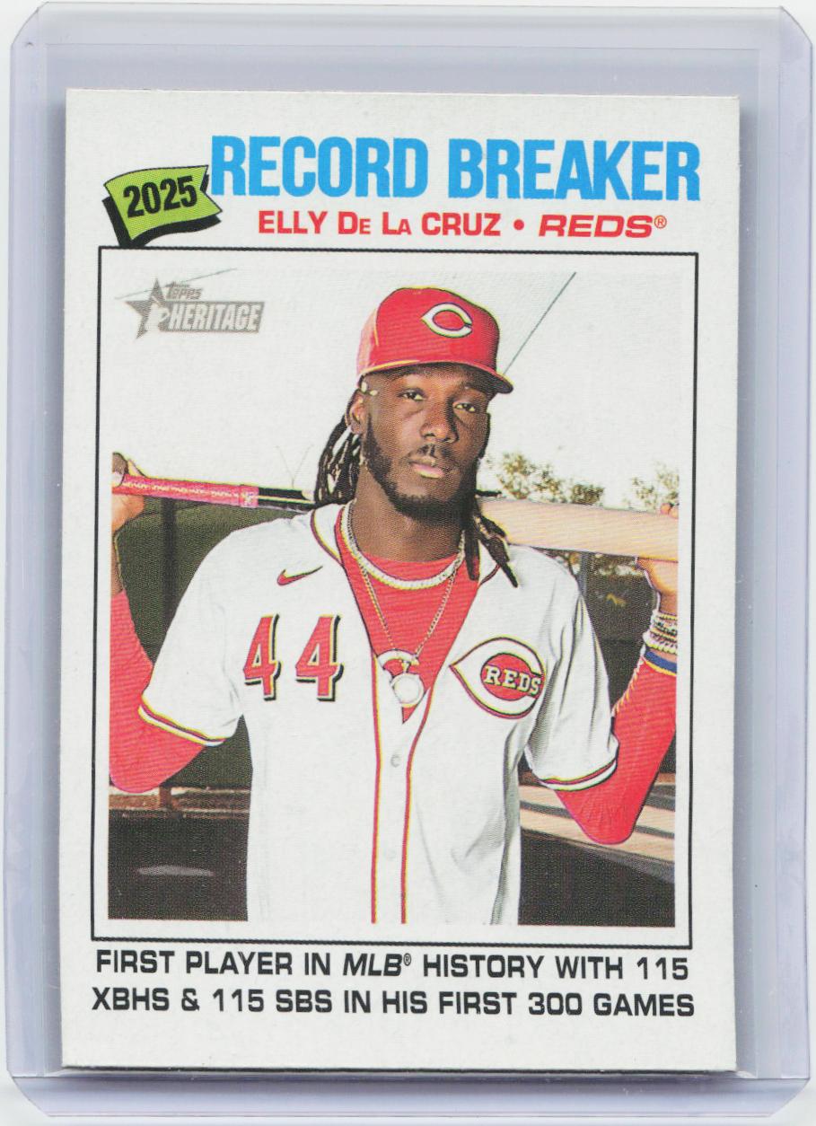 2026 Topps Heritage #233 Elly De La Cruz