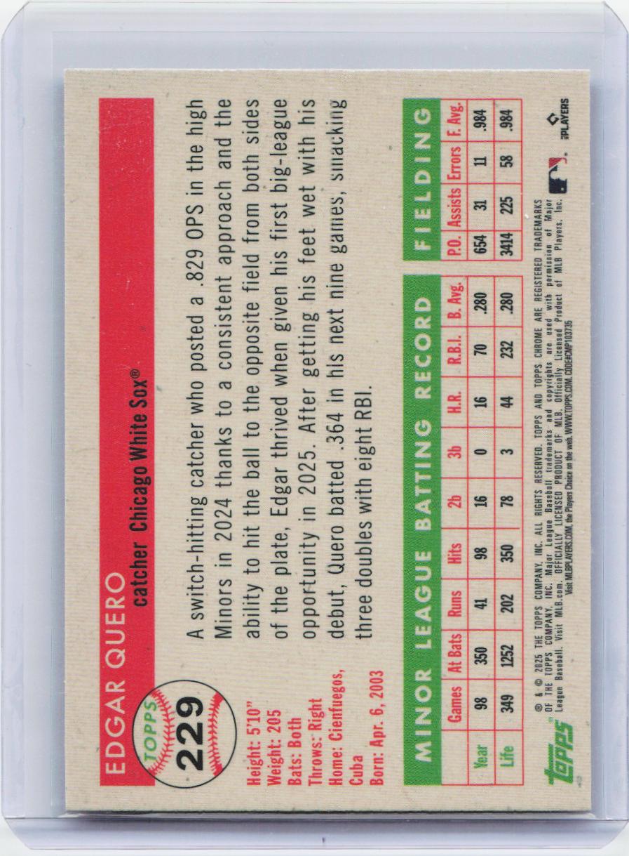 2025 Topps Chrome Platinum #358 Adael Amador Vibrations Refractors #/250
