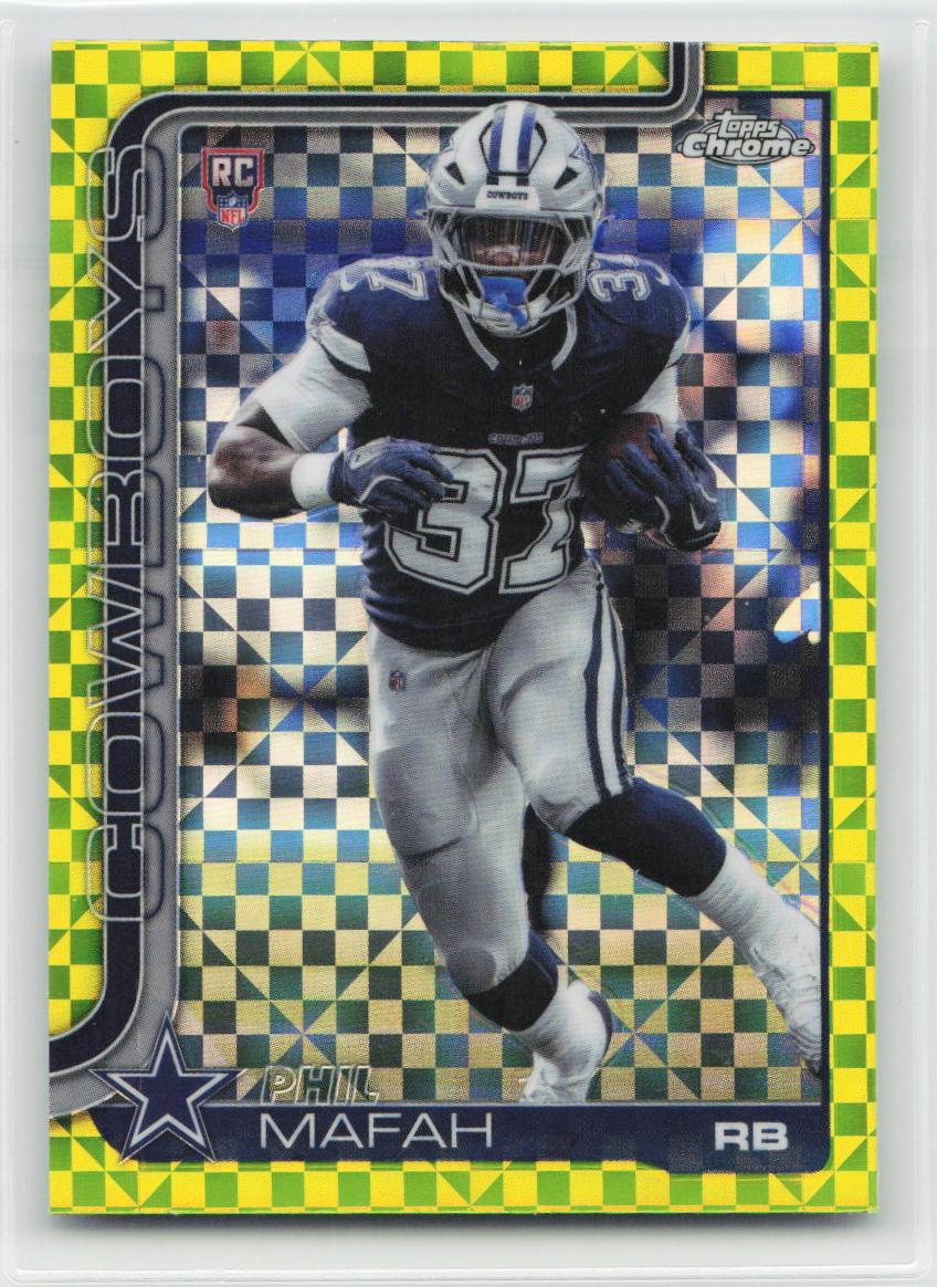 2025 Topps Chrome #310 Phil Mafah Lime Green X-Fractor