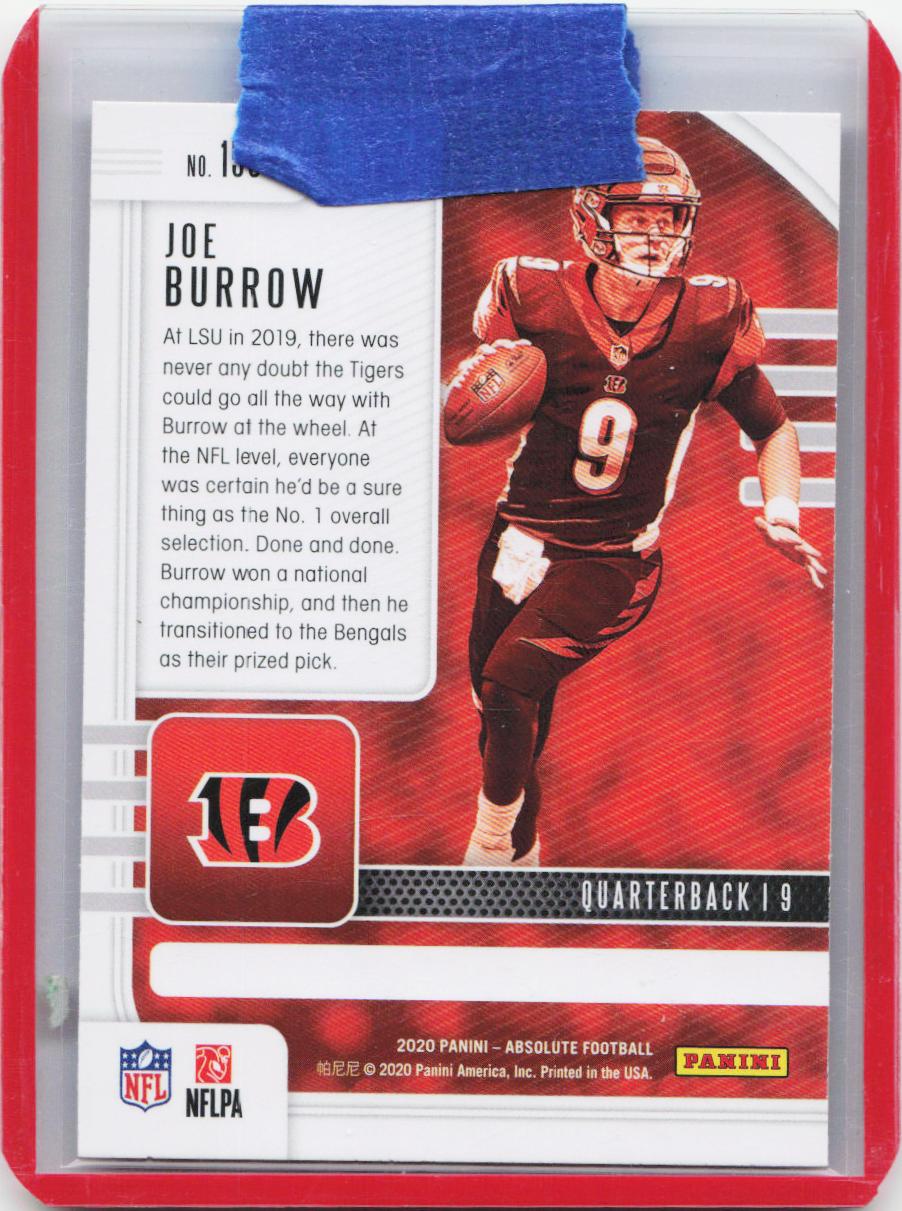 2020 Panini Absolute #158 Joe Burrow Retail