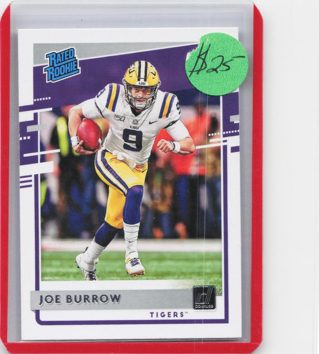 2020 Panini Chronicles Draft Picks #1 Joe Burrow Donruss Rated Rookies