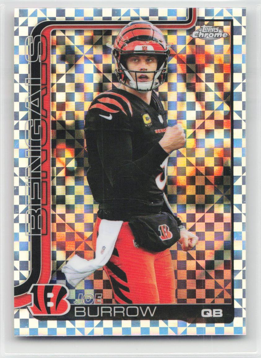 2025 Topps Chrome #61 Joe Burrow X-Fractor