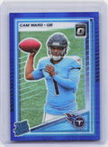 2025 Donruss Optic #293 Cam Ward Blue Hyper