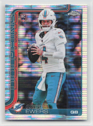 2025 Topps Chrome #316 Quinn Ewers Pulsar Refractor