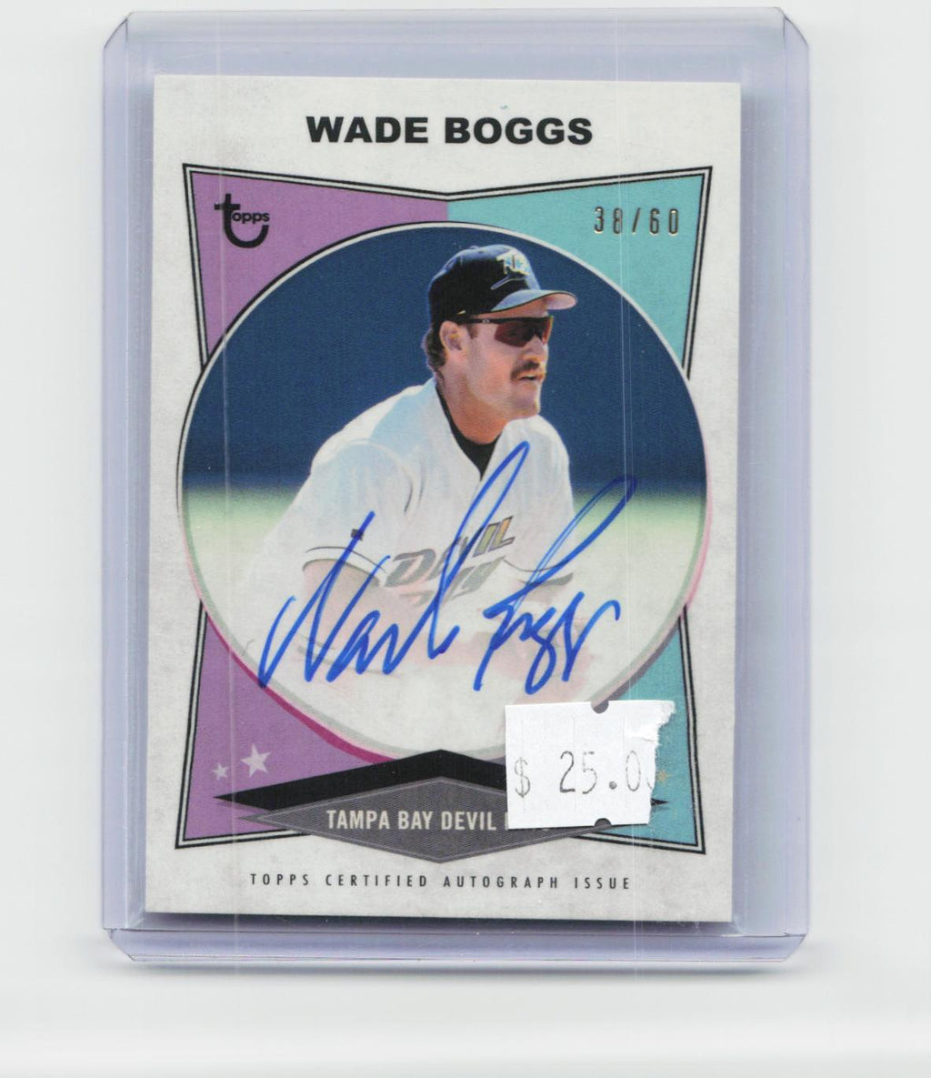 2023 Topps Brooklyn Collection #AC-WB Wade Boggs Autographs #/60