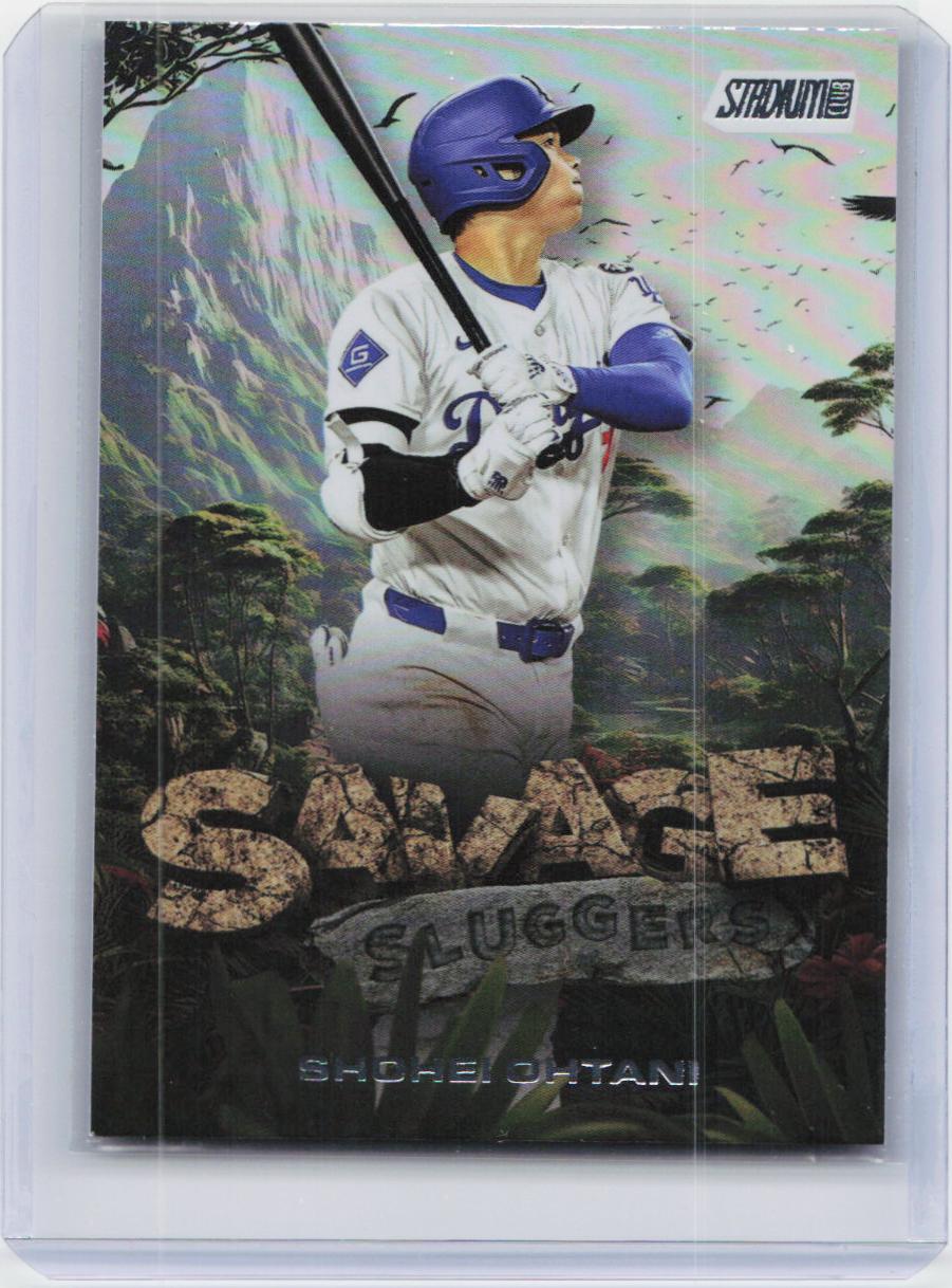 2025 Stadium Club #SS-7 Shohei Ohtani Savage Sluggers