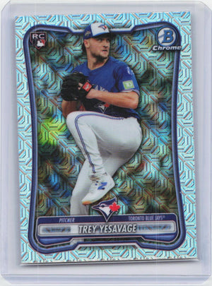 2026 Bowman #41 Trey Yesavage Chrome Mojo Refractors