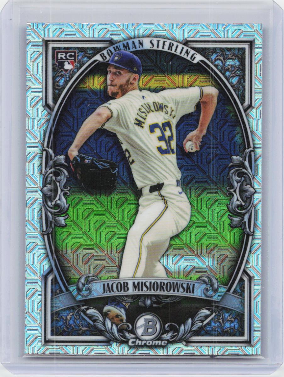2026 Bowman #BST-13 Jacob Misiorowski Bowman Sterling Mojo Refractors