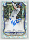 2026 Bowman #BMA-WC Warren Calcaño Chrome Autographs Mojo Refractors