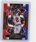 2025 Panini Select #37 Emeka Egbuka Red and Blue Prizm Shock