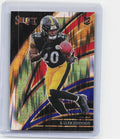 2025 Panini Select #252 Kaleb Johnson Black and Blue Prizm Shock
