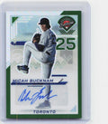 2025 Panini Prospect Edition #142 Micah Bucknam Holo Ticket Signatures - Green