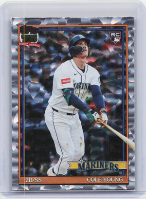 2026 Topps #T91-98 Cole Young 1991 Topps Baseball 35th Crackle Foil