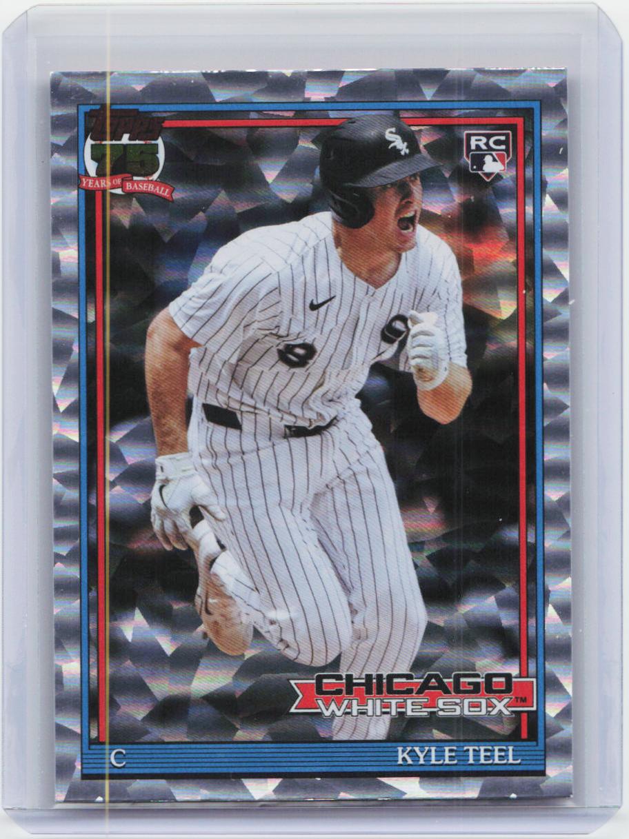 2026 Topps #T91-91 Kyle Teel 1991 Topps Baseball 35th Crackle Foil