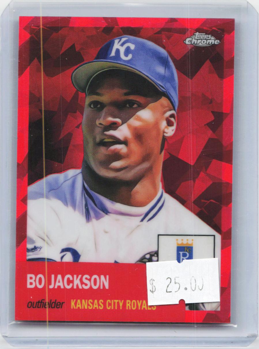 2022 Topps Chrome Platinum Anniversary #290 Bo Jackson Red Atomic Refractor /100
