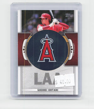 2023 Topps #TLP-SO Shohei Ohtani Commemorative Team Logo Patches