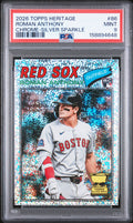 2026 Topps Heritage #86 Roman Anthony Chrome-Silver Sparkle PSA 9