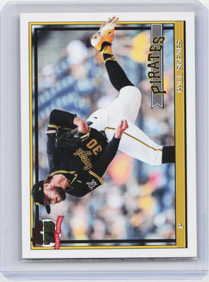 2026 Topps #T91-50 Paul Skenes 1991 Topps Baseball 35th Anniversary (Series One)