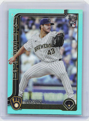 2025 Topps Update #US137 Logan Henderson Rainbow Foil