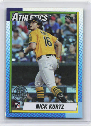 2025 Topps Update #U90-17 Nick Kurtz 1990 Topps Baseball 35th Anniversary