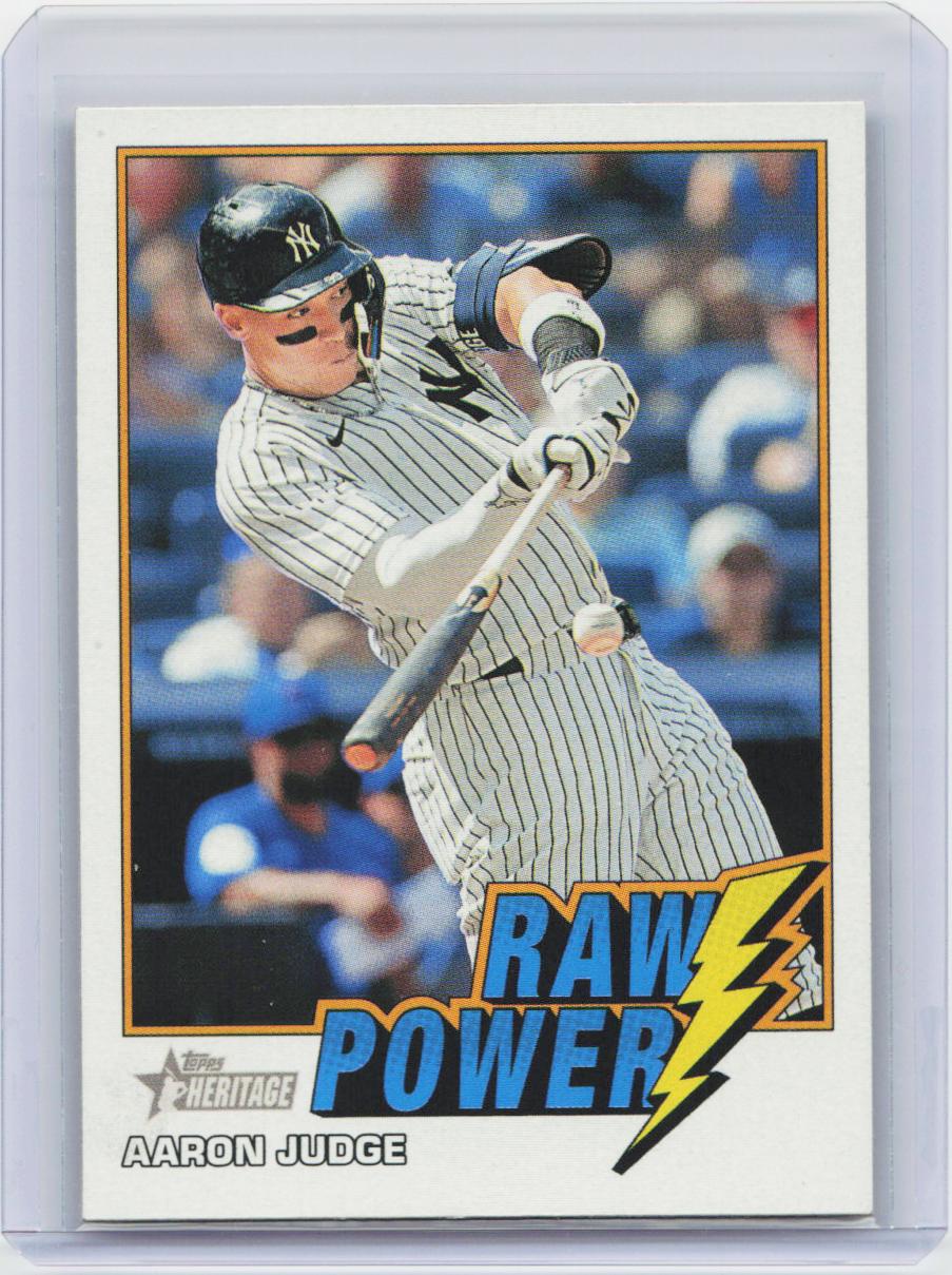 2026 Topps Heritage #RP-AJ Aaron Judge Raw Power